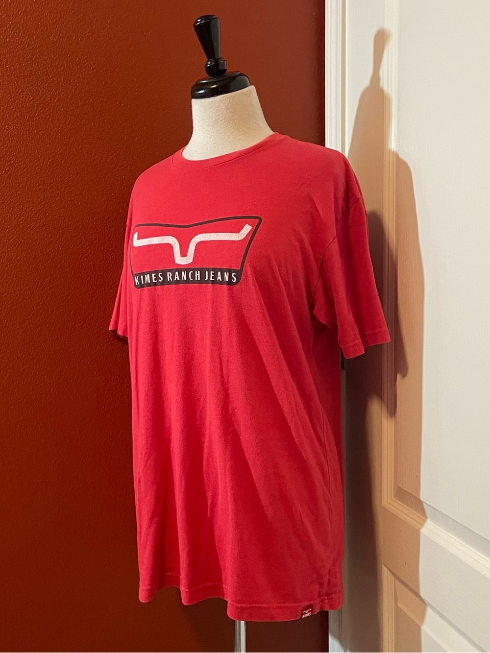 Kimes‎ Ranch Men’s Red Graphic Cotton Tee Shirt
